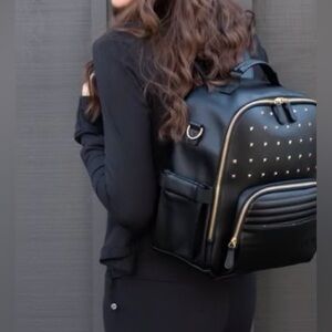 Black Studded Backpack